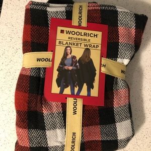 Wool rich reversible blanket wrap brand new